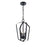 Millennium Lighting 3 Light Chandelier, Matte Black - 9823-MB