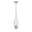 Millennium Lighting Caberton 1 Light Pendant, Nickel/Clear Beveled