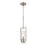 Millennium Lighting Caberton 1 Light Pendant, Nickel/Clear Beveled