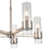 Millennium Lighting Caberton 5-Lt Chandelier, Nickel/Clear Beveled