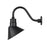 Millennium Lighting R Series 1 Light 11" Angle Shade, Satin Black - LEDRAS10-SB