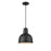 Millennium Lighting R Series 1 Light Deep Bowl Pendant, Black