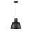 Millennium Lighting R Series 1 Light Deep Bowl Pendant, Black