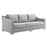 Modway Furniture Conway Patio Sofa, Light Gray Gray - EEI-3974-LGR-GRY