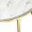 Modway Furniture Ravenna Coffee Table, Gold White