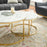 Modway Furniture Ravenna Coffee Table, Gold White