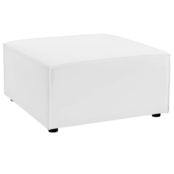 Modway Furniture Saybrook Patio Sofa Ottoman, White - EEI-4211-WHI