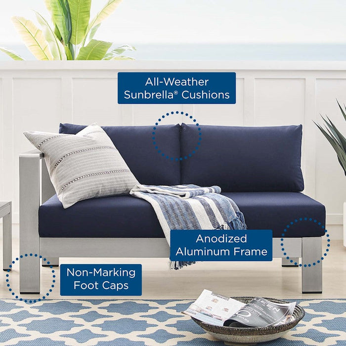 Modway Furniture Shore Patio Left-Arm Loveseat