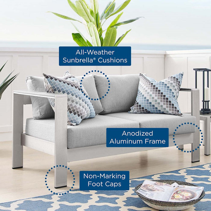 Modway Furniture Shore Patio Loveseat