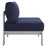 Modway Furniture Shore Patio Armless Chair