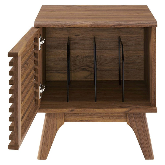 Modway Furniture Render 18" Display Stand, Walnut