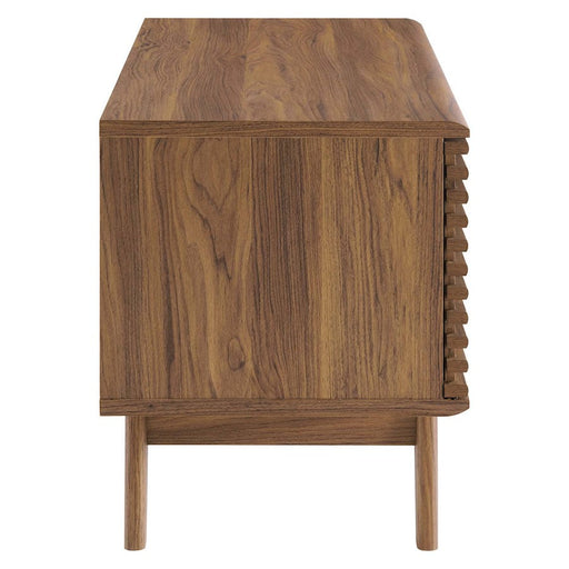 Modway Furniture Render 36" Display Stand, Walnut