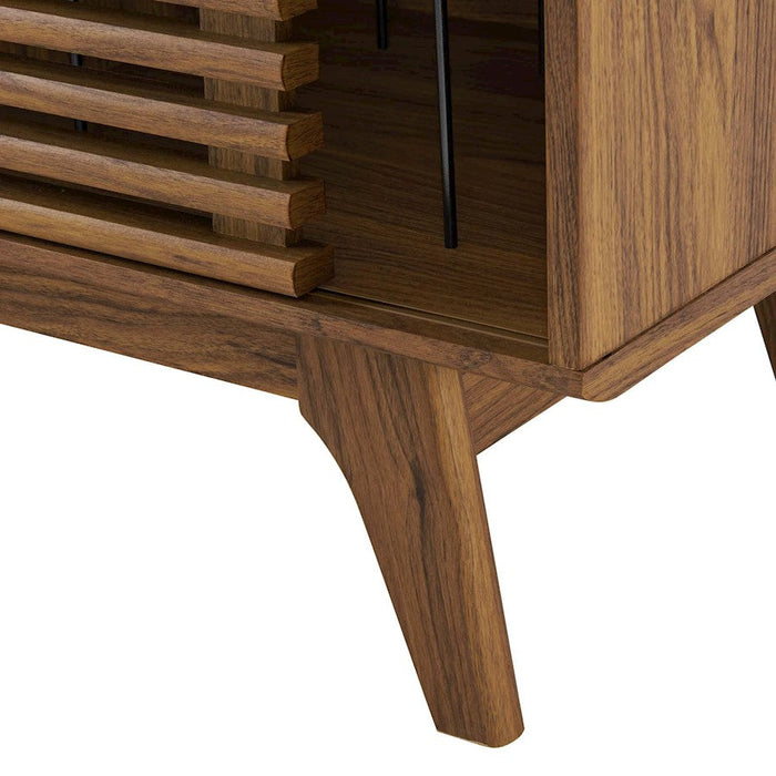 Modway Furniture Render 36" Display Stand, Walnut