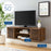 Modway Furniture Render 46" Wall-Mount Console TV Stand, Walnut