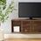 Modway Furniture Render 46" Wall-Mount Console TV Stand, Walnut