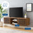 Modway Furniture Render 60" Wall-Mount Console TV Stand, Walnut