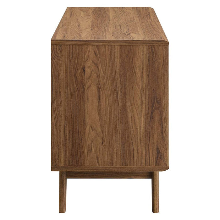 Modway Furniture Render 17" Display Stand, Walnut