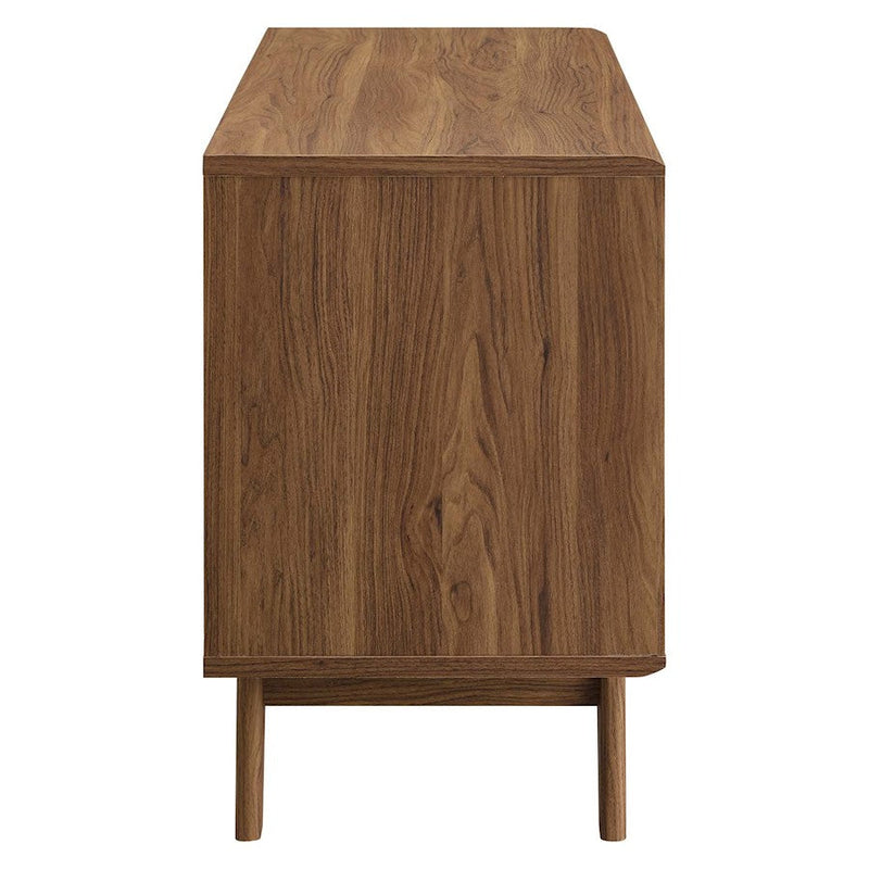 Modway Furniture Envision 17" Display Stand, Walnut White