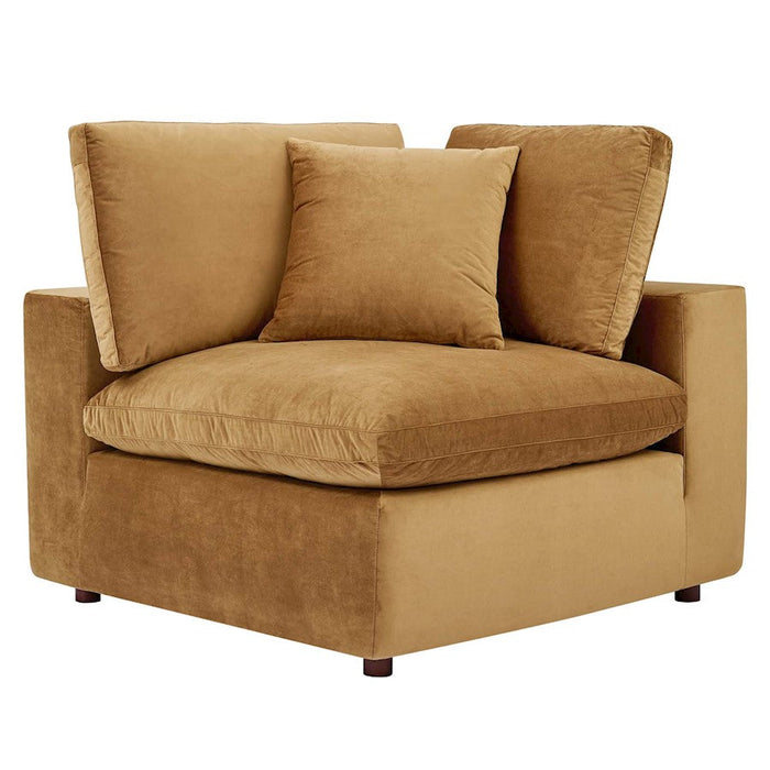 Modway Furniture Commix Corner Chair, Cognac - EEI-4366-COG