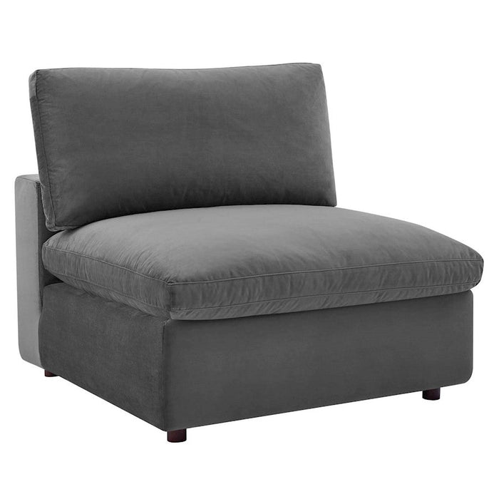 Modway Furniture Commix Armless Chair, Gray - EEI-4367-GRY