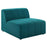 Modway Furniture Bartlett Fabric Armless Chair, Teal - EEI-4398-TEA