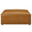 Modway Furniture Bartlett Vegan Leather Ottoman, Tan