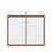 Modway Furniture Transmit 24" Bathroom Vanity, Walnut White