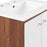 Modway Furniture Transmit 24" Bath Vanity, Walnut White