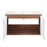 Modway Furniture Transmit 36" Bathroom Vanity, Walnut White