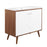 Modway Furniture Transmit 36" Bath Vanity, Walnut White - EEI-4435-WAL-WHI