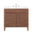 Modway Furniture Render 36" Bath Vanity, Walnut White