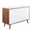 Modway Furniture Transmit 48" Single Sink Vanity, Walnut WH - EEI-4438-WAL-WHI