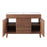 Modway Furniture Render 48" Single Sink Vanity, Walnut White