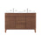 Modway Furniture Render 48" Double Sink Vanity, Walnut White