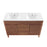 Modway Furniture Render 48" Double Sink Vanity, Walnut White