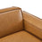 Modway Furniture Restore Vegan Leather Sofa Chair, Tan