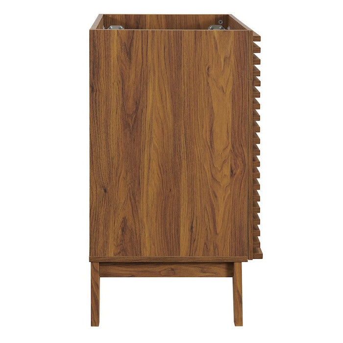 Modway Furniture Render Bathroom Vanity Cabinet, Walnut