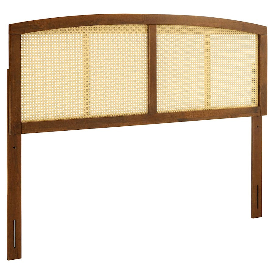 Modway Furniture Halcyon Cane Full Headboard, Walnut - MOD-6203-WAL