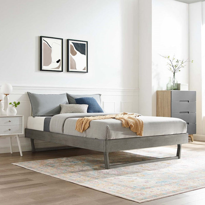 Modway Furniture Billie Full Wood Platform Bed Frame