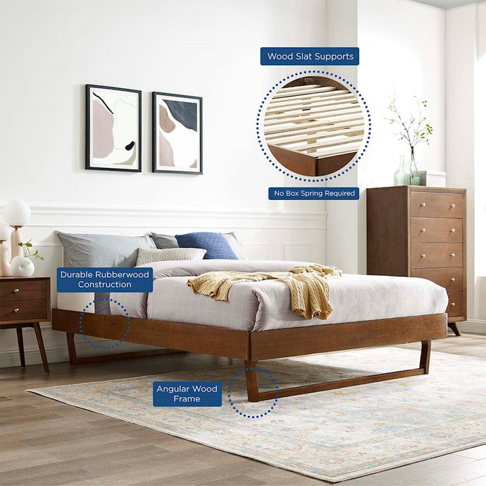 Modway Furniture Billie Full Wood Platform Bed Frame