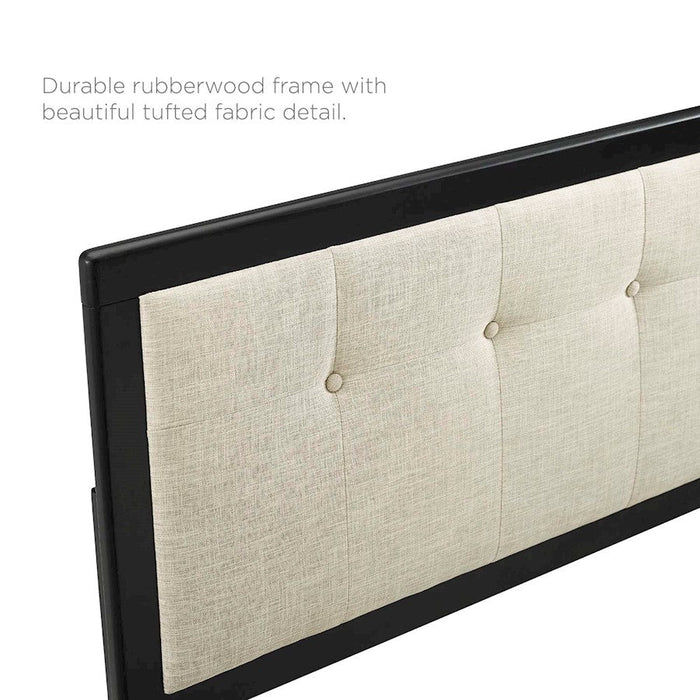 Modway Furniture Draper Queen Fabric/Wood Headboard