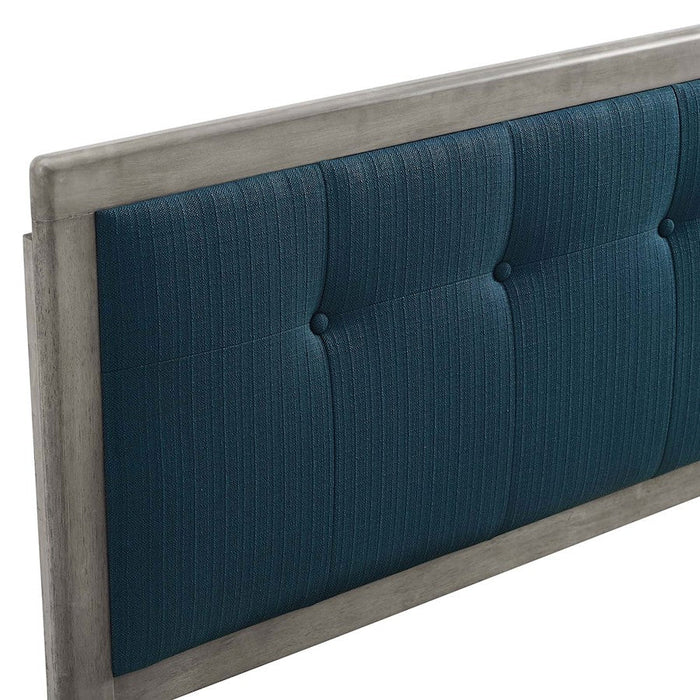 Modway Furniture Draper Queen Fabric/Wood Headboard