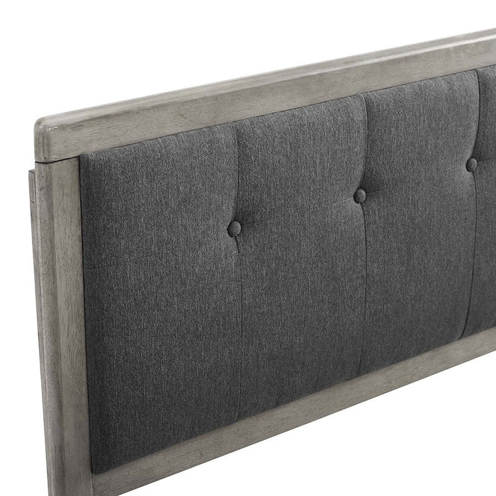 Modway Furniture Draper Queen Fabric/Wood Headboard