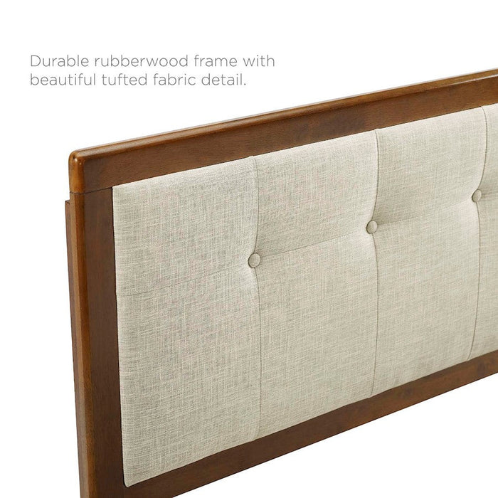 Modway Furniture Draper Queen Fabric/Wood Headboard