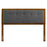 Modway Furniture Draper 78" Headboard, Walnut Charcoal