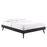 Modway Furniture Margo Twin Wood Platform Bed Frame, Black - MOD-6228-BLK