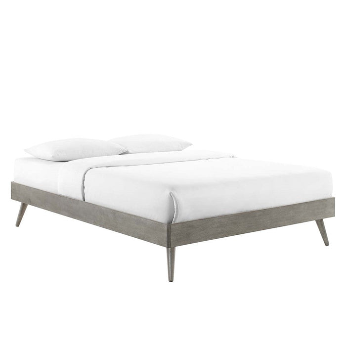 Modway Furniture Margo Twin Wood Platform Bed Frame, Gray - MOD-6228-GRY