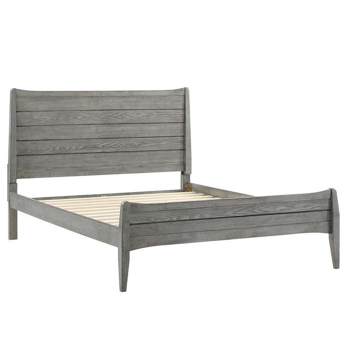 Modway Furniture Georgia Queen Wood Platform Bed, Gray