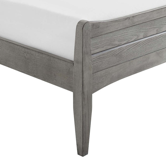 Modway Furniture Georgia Queen Wood Platform Bed, Gray