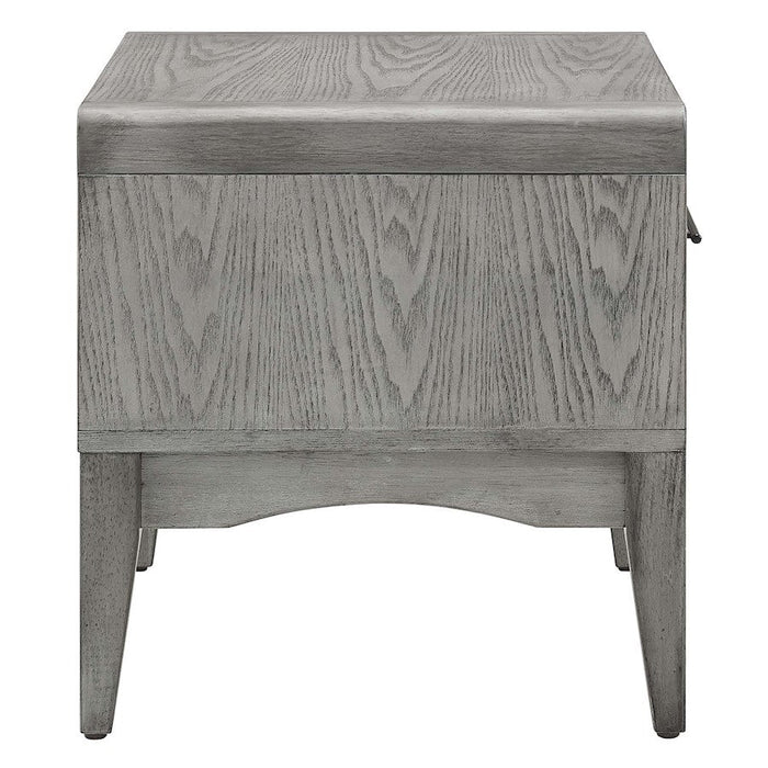 Modway Furniture Georgia Wood Nightstand, Gray